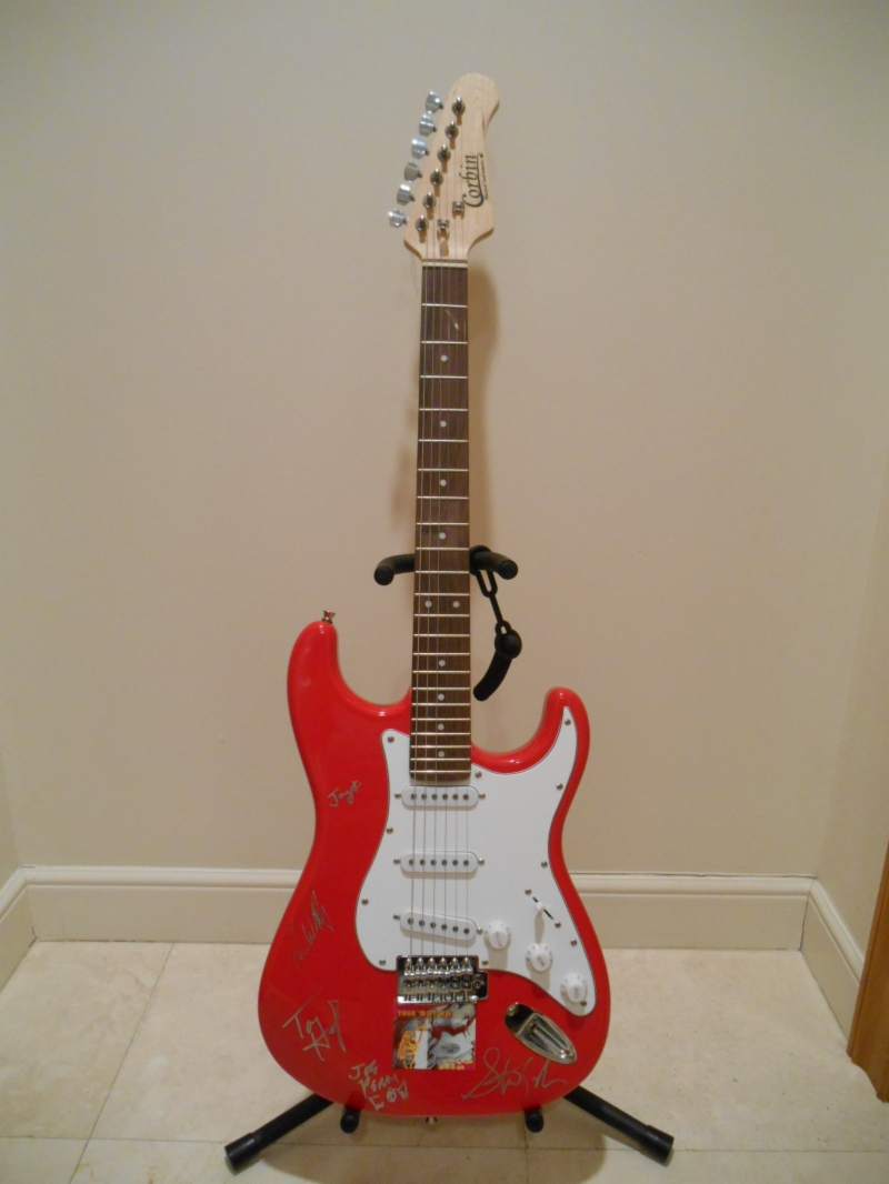 Aerosmith Autographed Guitar