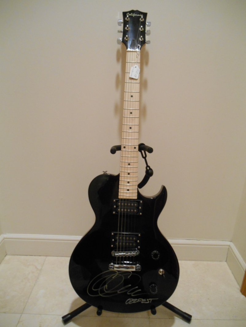 Ozzy Osbourne Autographed Guitar