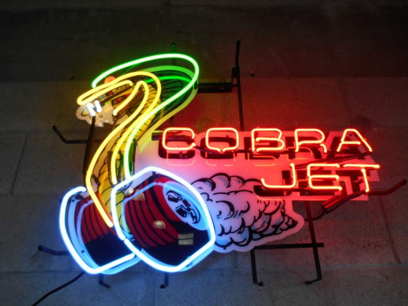 Cobra Jet Neon Sign