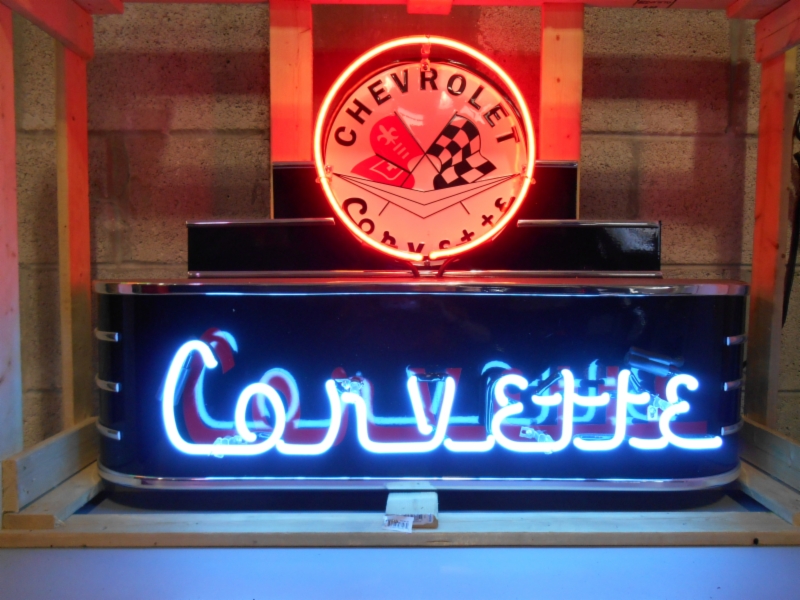 Chevrolet Corvette Neon Sign